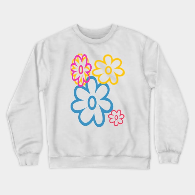 flower Crewneck Sweatshirt by Hajer1993